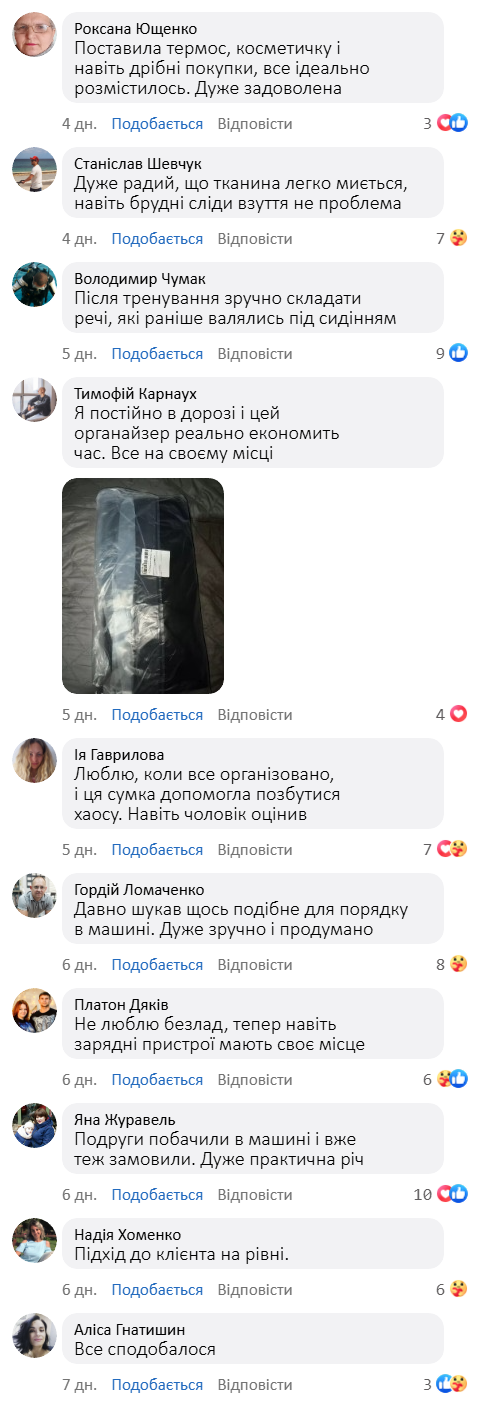 Органайзер на спинку сидіння авто з великою місткістю